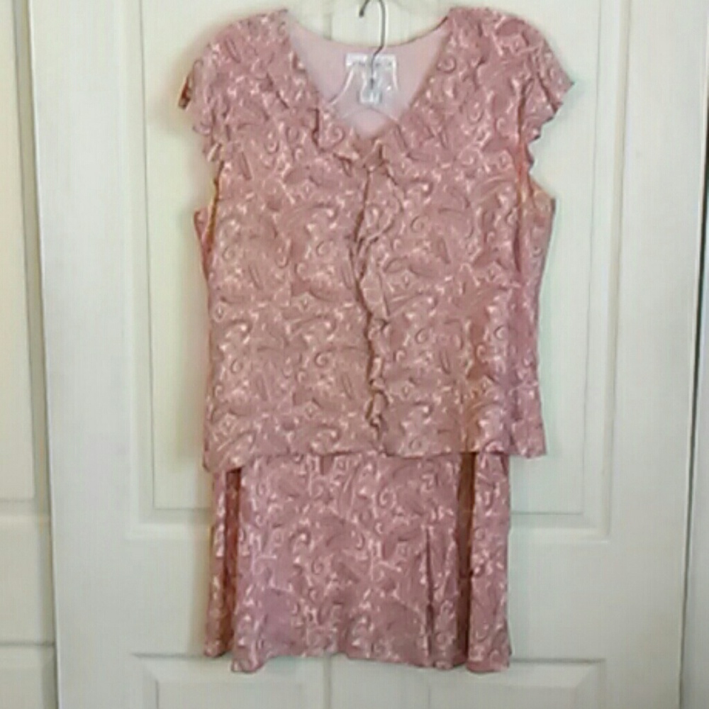 Jones  Wear Silk two piece dress with lining